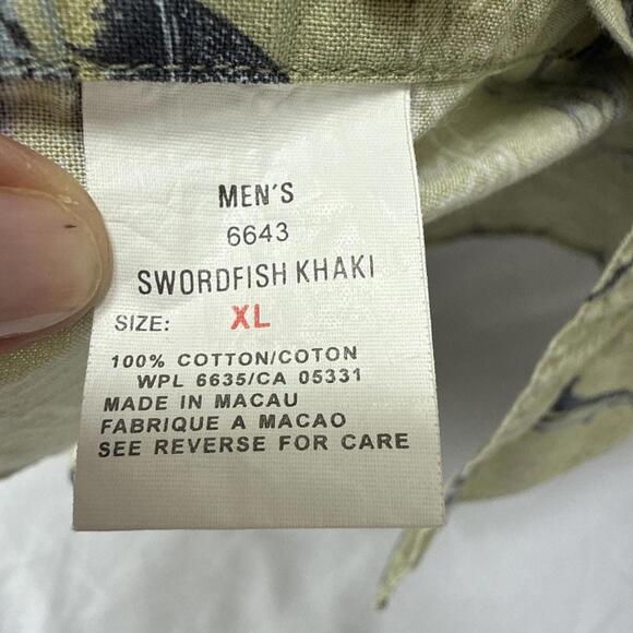 Lot Of 3 XL SwordFish Themed VTG John Rich & Bros Woolrich Men's XL Button Down. - Picture 8 of 9